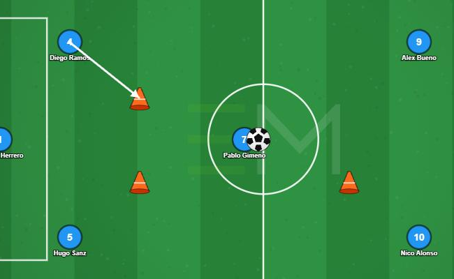 Detalle de una tarea de entrenamiento creada en El Mister